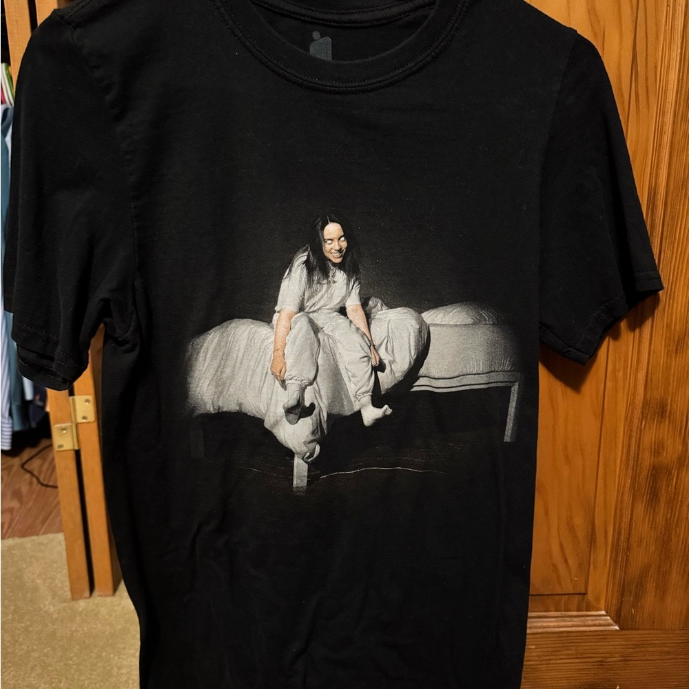Black Graphic Tee - Billie Elish